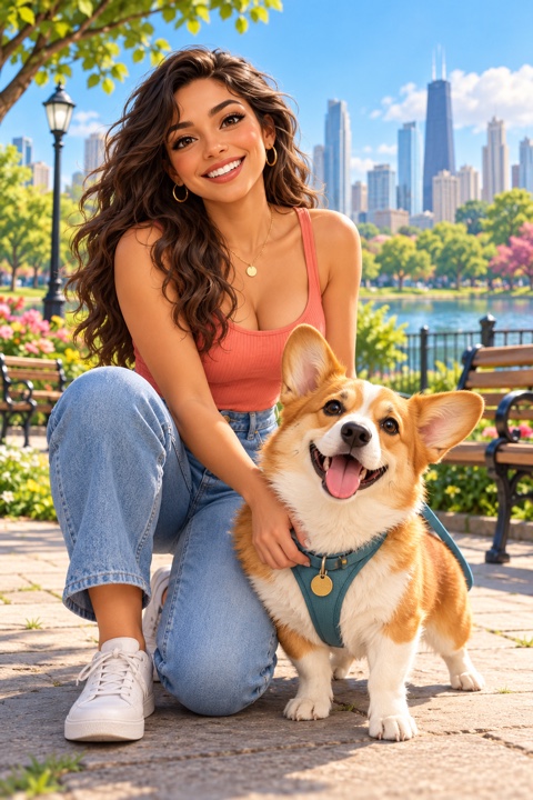 Three-dimensional cartoon portrait finish